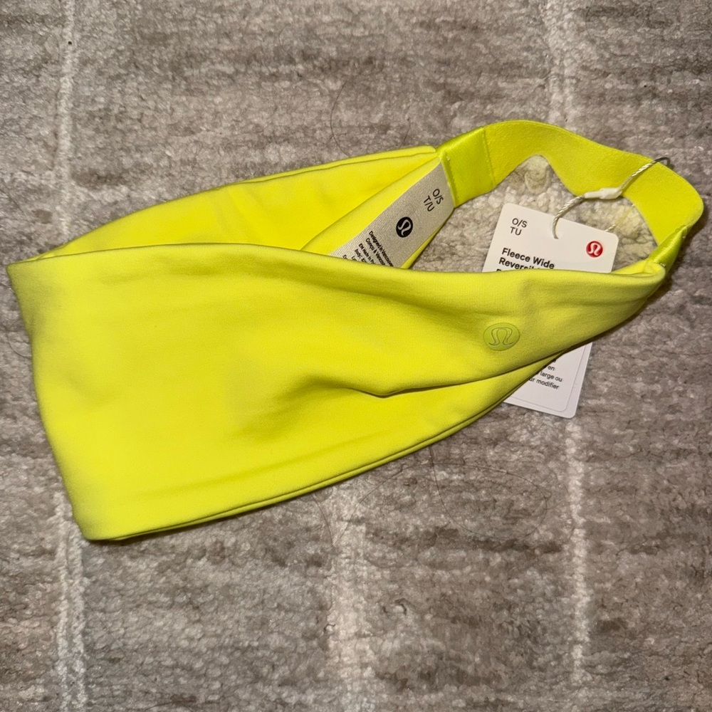 Lululemon Neon Yellow Headband